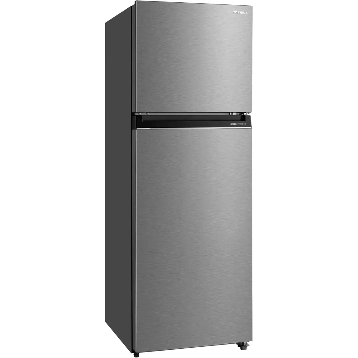 Toshiba NoFrost Top Freezer Refrigerator 338 Liter Grey - GR