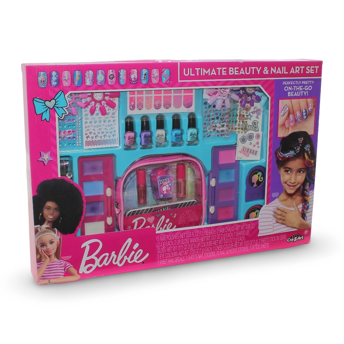 Cra-Z-Art Plastic Nail polish set - Multi Color
