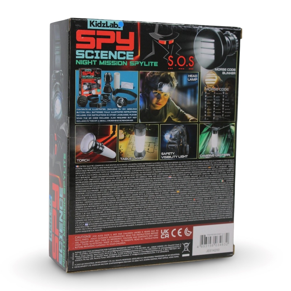 Kit De Mensajes Secretos Spy Science – Aprende A Escribir En Código Y Tinta Invisible Para Niños +8 Años