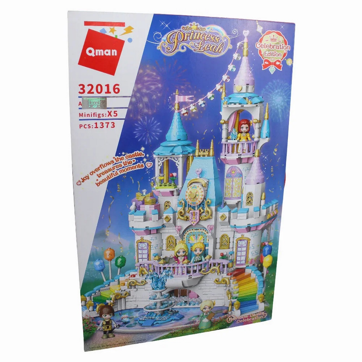 Qman Princess Leia Flower Castle Building Blocks Set for Kids
