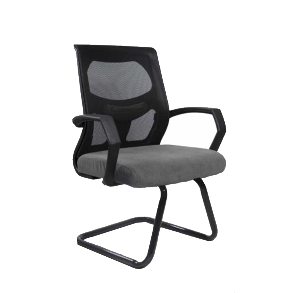 Waiting Office Chair Grey 50×50×80 cm - HEL.OFF.122 | shop now